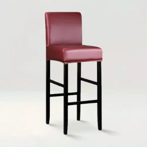 housse de chaise de bar effet cuir imperméable