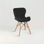 housse de chaise papillon en velours mélodie